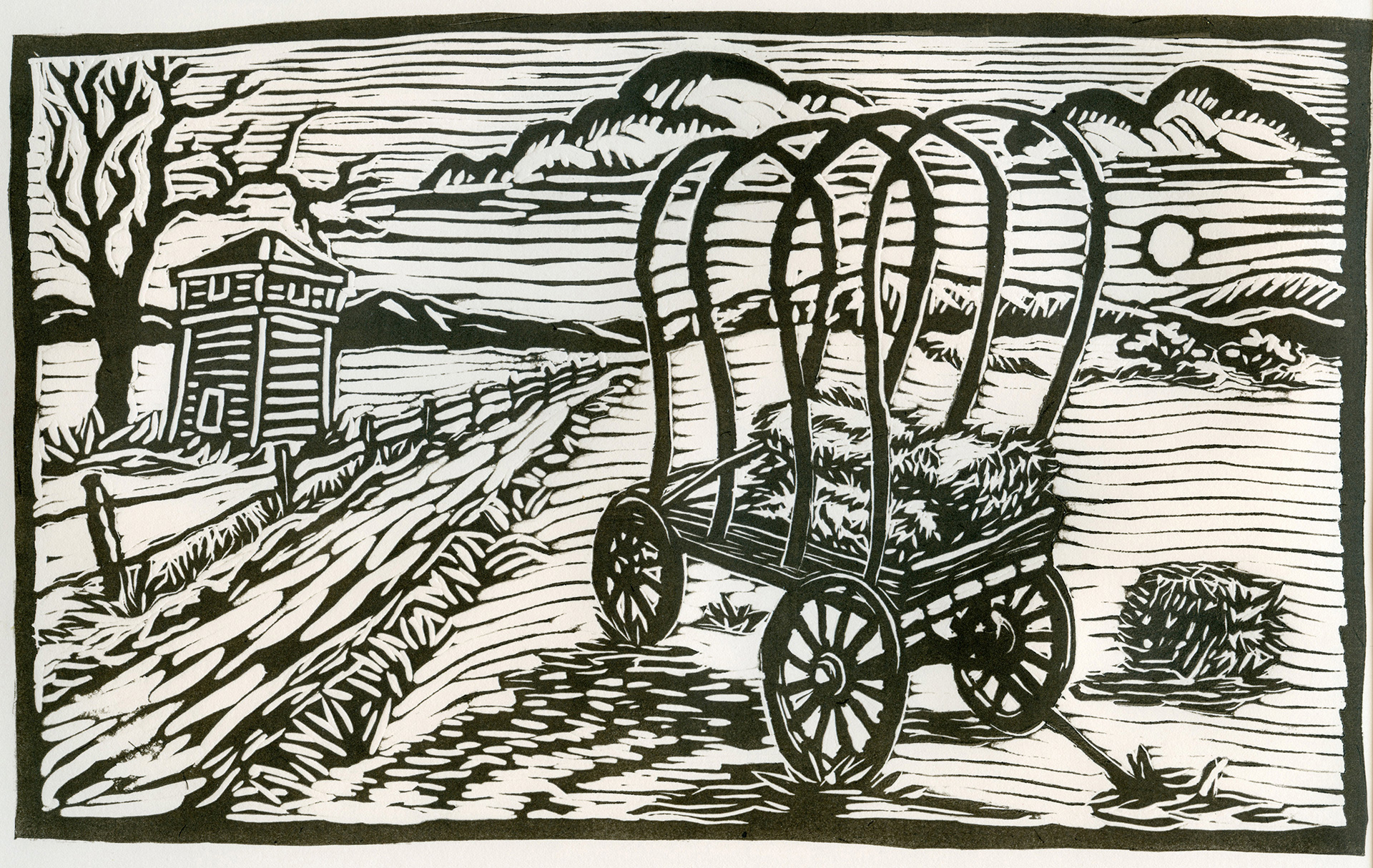 Linocuts & Woodcuts – Karen Barry Art & Design